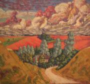 konrad magi Road from Viljandi to Tartu oil painting picture wholesale